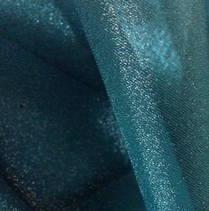 Turquoise Iridescent Organza