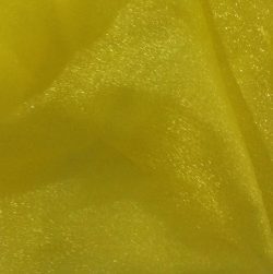 Corn Yellow Sparkle Organza