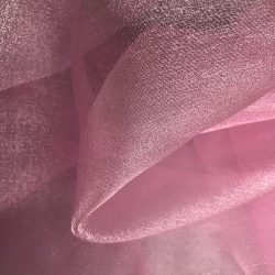 Nylon Sparkle Organza - Pink
