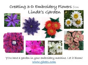 Creating 3D Embroidery Flowers