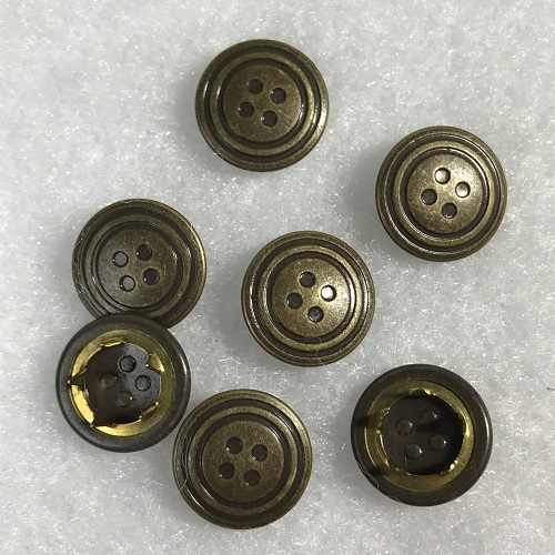 SS Double-Cap Closure Antique Brass Buttons from the Snap Source® + Tool