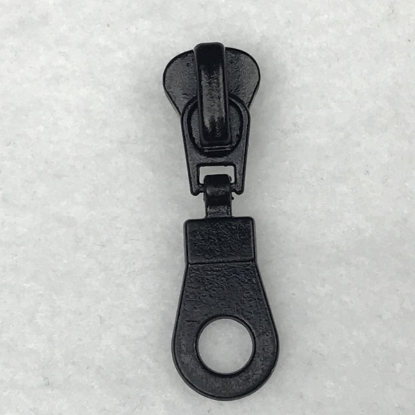Zipper Pull for #5 Plastic Zipper - Black - Ghee's, HandBag Patterns