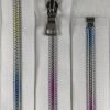 #5 Rainbow Coil/White Tape Separating Zippers