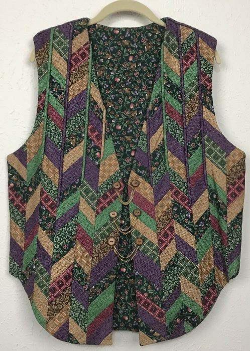 Spiral Patchwork Shirt Tail Vest - Ghee's | HandBag Patterns | Sewing ...