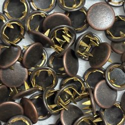SS Double-Cap Closure -  Antique Copper Caps Size 16 from the Snap Source® 