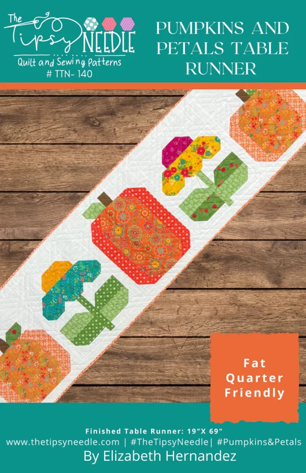 Pumpkins and Petals Table Runner