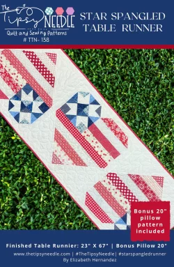 Star Spangled Table Runner & Pillow