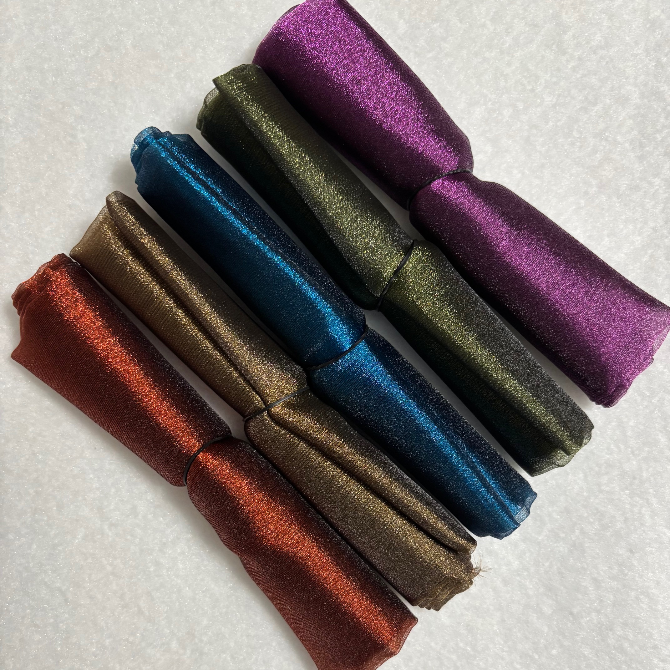 Nylon Iridescent Organza Combo