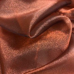 Nylon Iridescent Organza - Burnt Orange